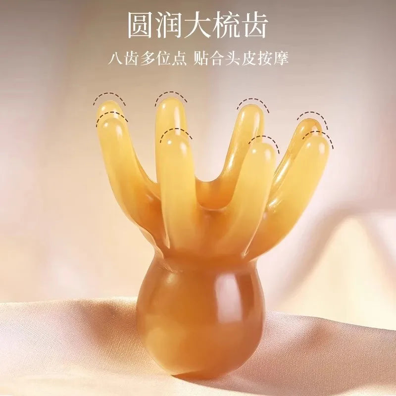 Octopus Head Massager Comb Head Meridian