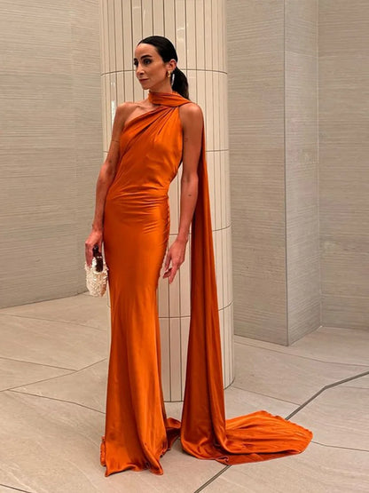 Sexy Satin Ribbon Party Dress