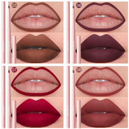 Lip Liner Pen Set Long-Lasting, Waterproof Lip Gloss Set Makeup