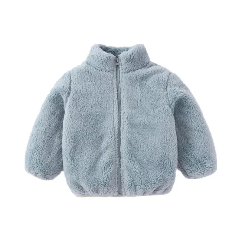Winter Outerwear Boy Warm Fleece Baby Girls Jackets