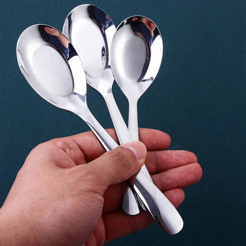 Stainless Steel Dining Flatware Soup Spoon