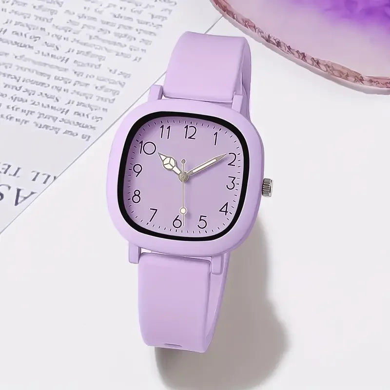 🎁 1/3/10PCS Silicone Band Quartz Watches Set (100% off)