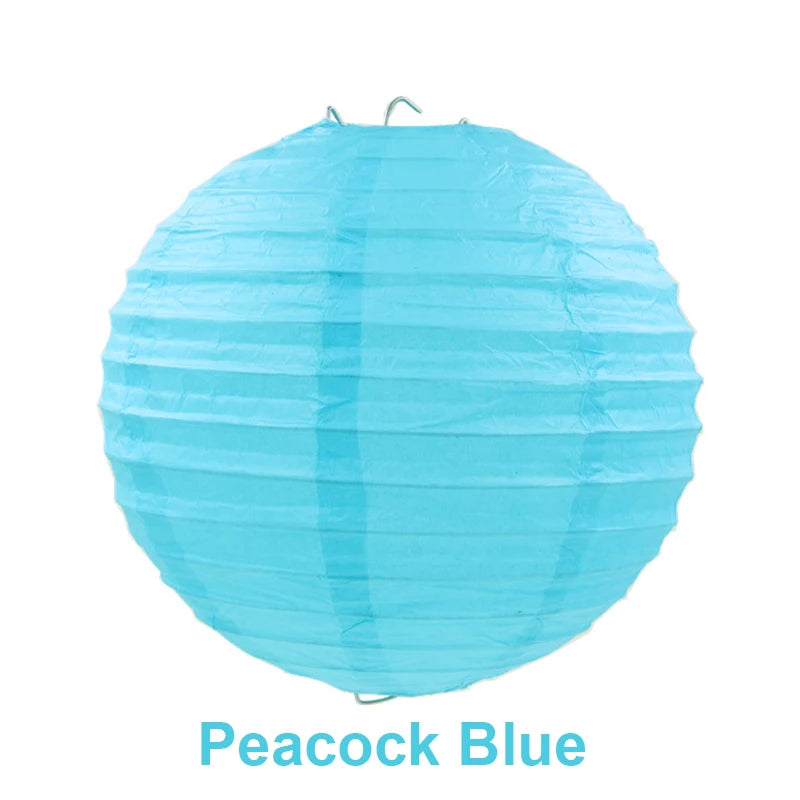 10/15/20/25/30cm Round Chinese Paper Lanterns Birthday Wedding Decor Gift