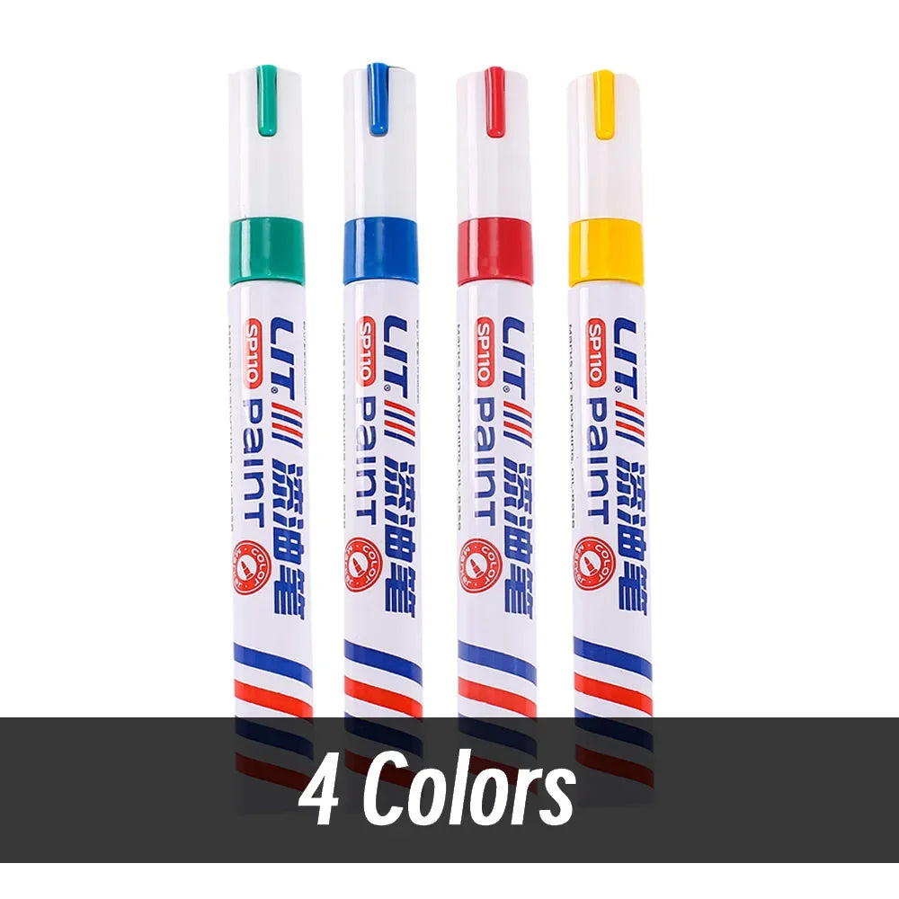 3mm 10p Colorful 8 Colors Permanent Paint Marker Waterproof