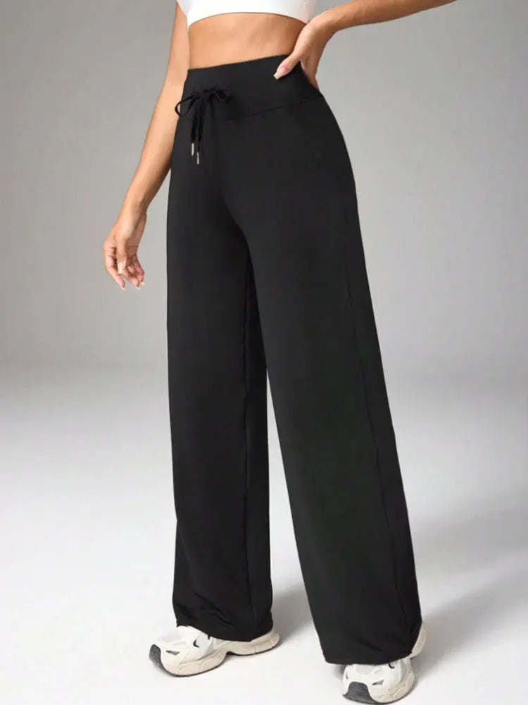 Sports Yoga Flare Straight Wide Leg Pant