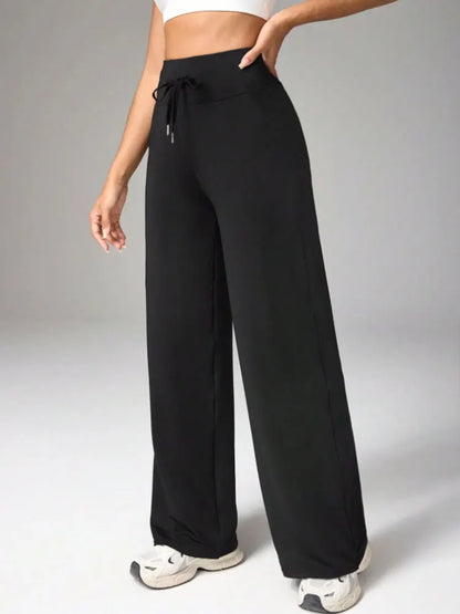 Sports Yoga Flare Straight Wide Leg Pant