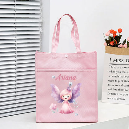 Kids Library Tote Bags Homeschool Cute Custom for Kids