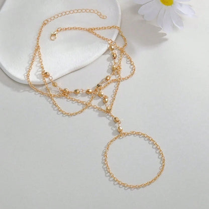 Sexy Handmade Bead Chains Foot Bracelet