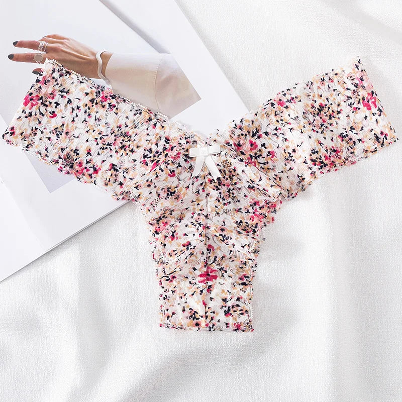 ruffles Underwear Invisible Seamless  G-String Lingerie