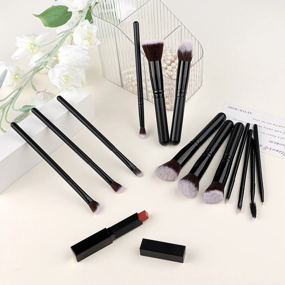 14PCS Makeup Brushes Soft Fluffy Foundation Blush Set
