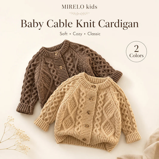 Autumn Knit Cardigan Long Sleeve Warm Thickened Jacket