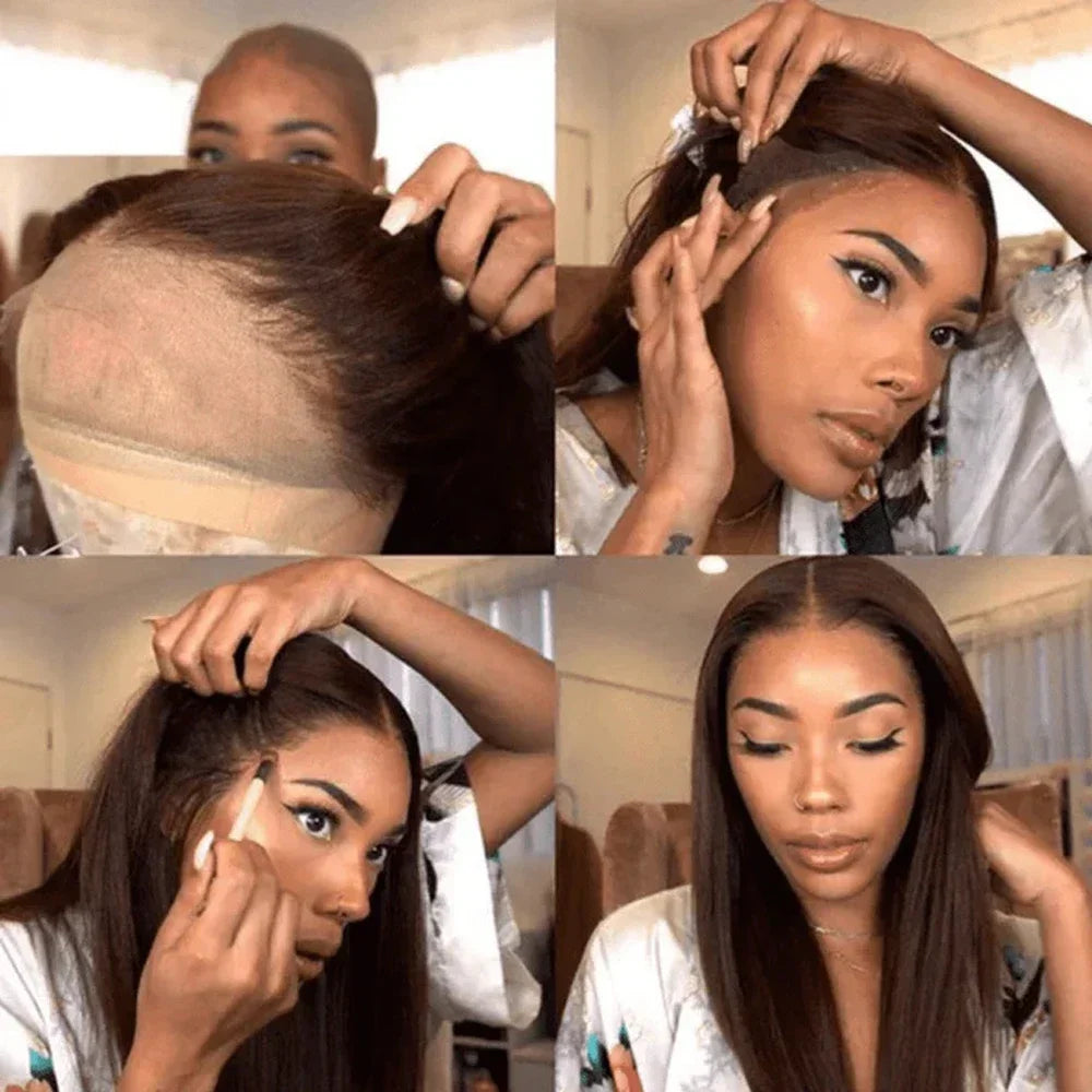 Long Straight 13X4 Lace Front Synthetic Hair Wig