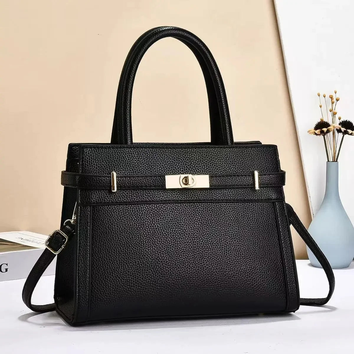 Genuine Leather Large Capacity Handbag