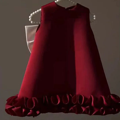 Winter Sweet Bow High-end Princess Dress