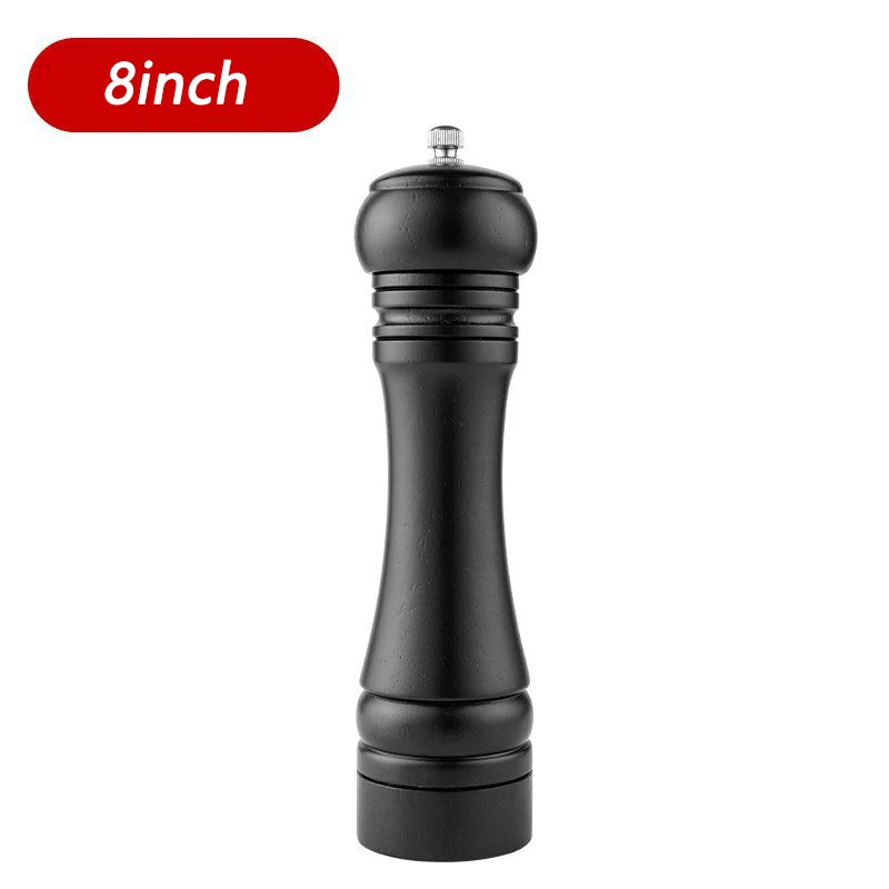 5/8/10 Inch Solid Wood Salt and Pepper Mills