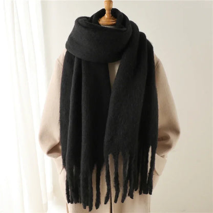 Cashmere Warm Solid Pashmina Blanket Wraps