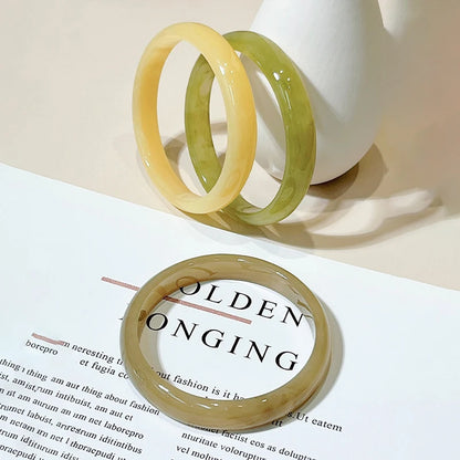 3pcs Resin Acrylic Korean Cuff Bracelets