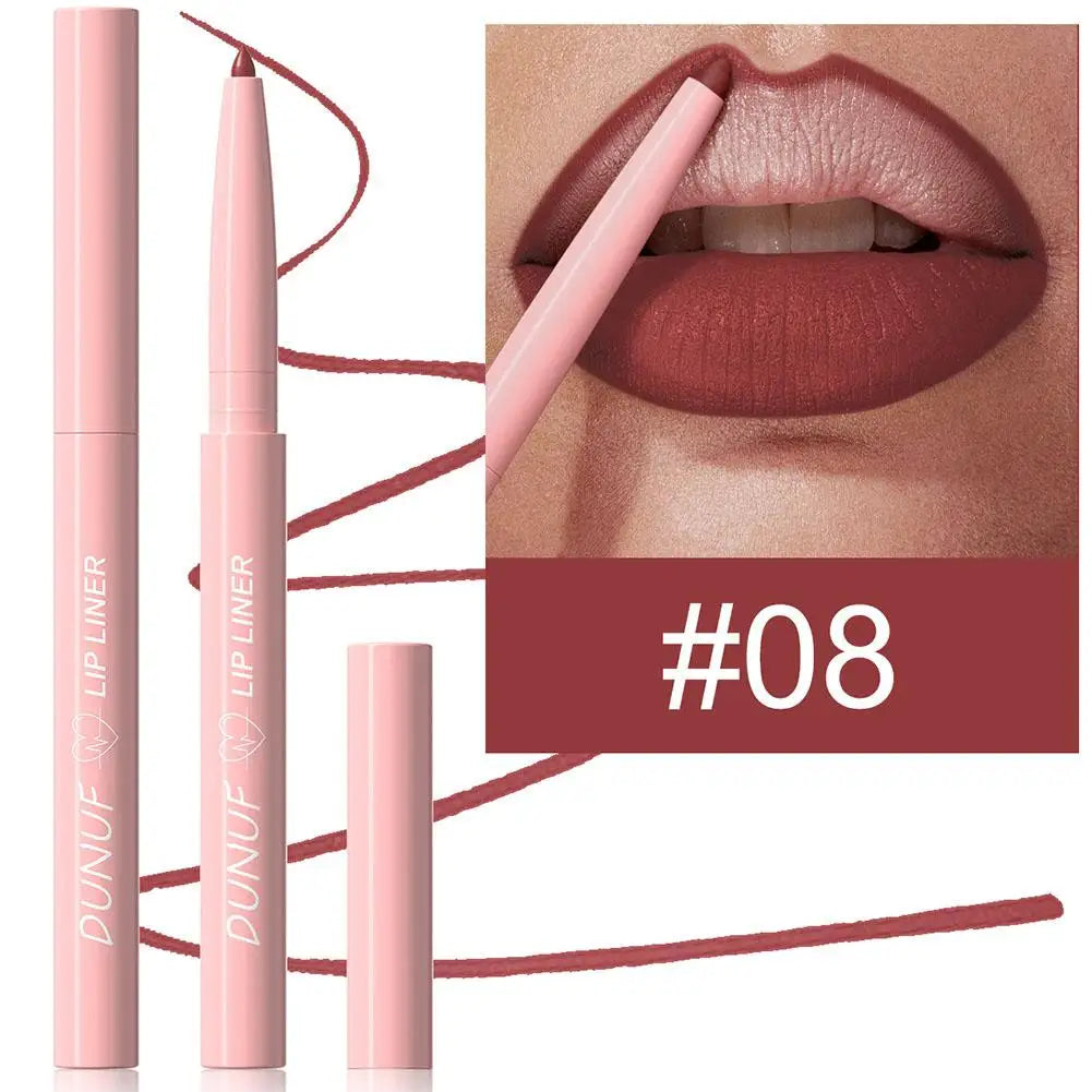 6Pcs Velvet Matte Lip Liner Pencil Lip Contours Makeup Set