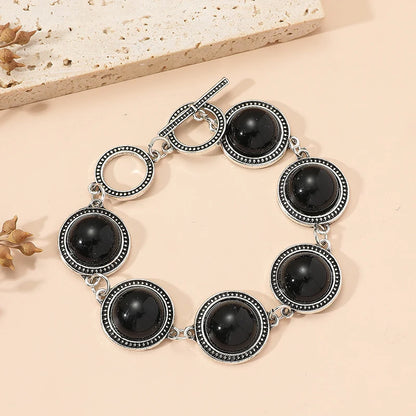 Boho Vintage Round Pearl Bohemian Adjustable Bracelet