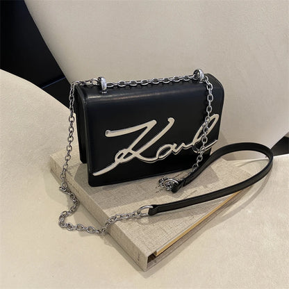 Metal Letter Strap Bags