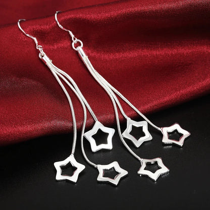 925 Sterling Silver Round Circle Hoop Earrings
