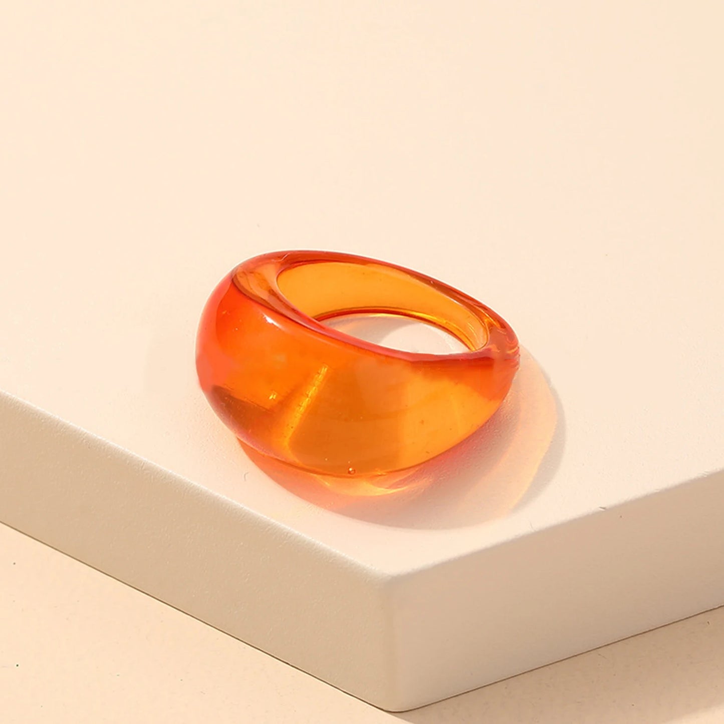 DANA Korean Colorful Acrylic Rings