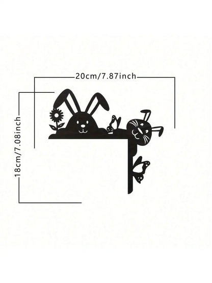 1pc Modern Metal Toilet Door Sign