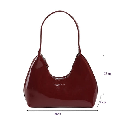 DANA Patent Leather Tote Bag