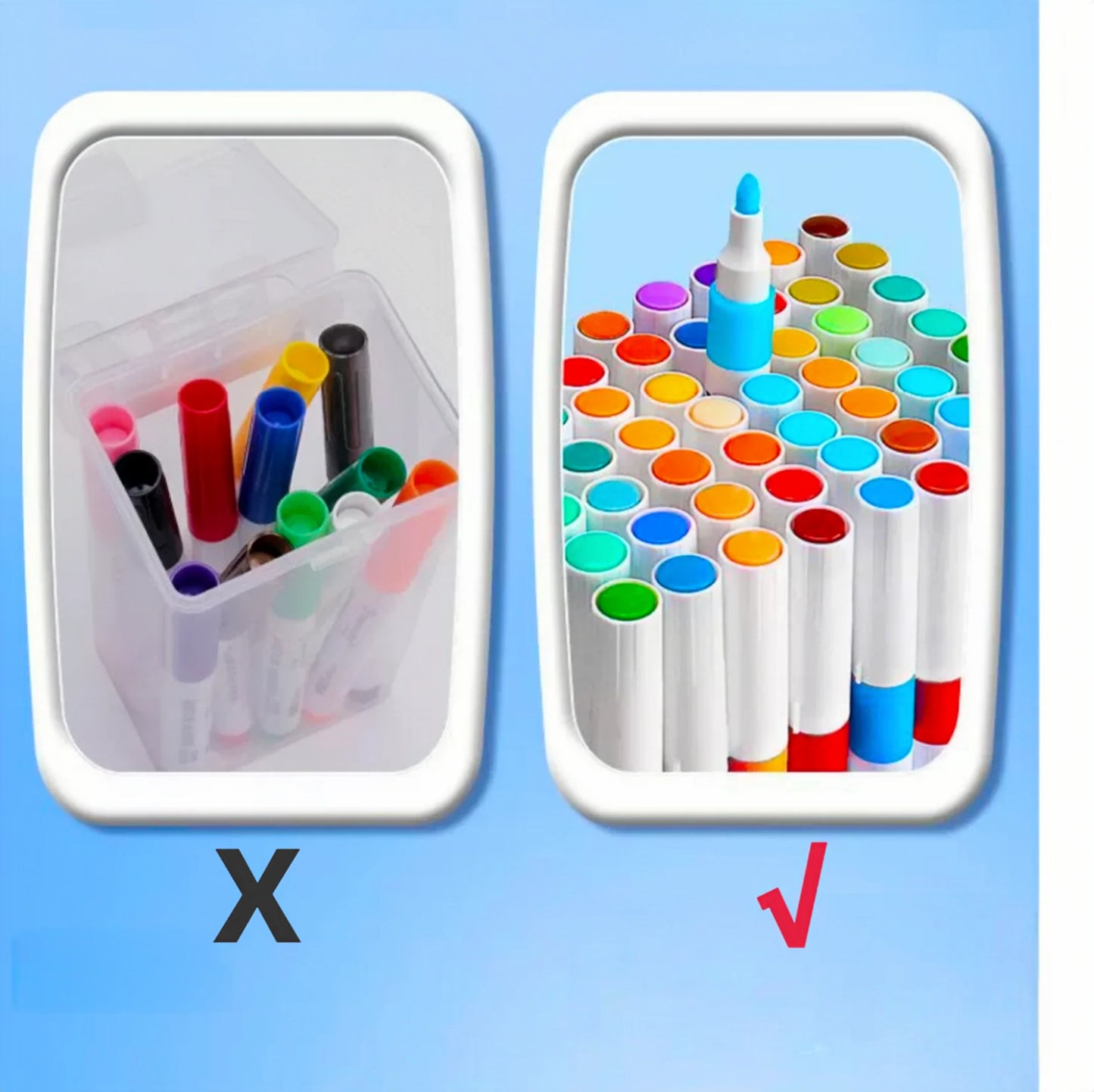 24/36/48/80/120 color acrylic marker pen waterproof stackable