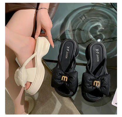 High Heels Leisure flower Slipper