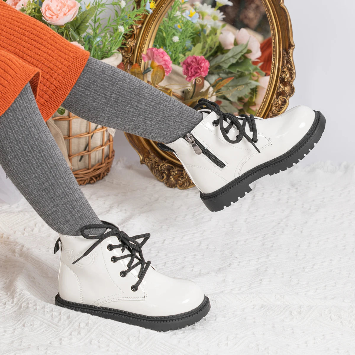 Waterproof PU Leather Toddler Boots