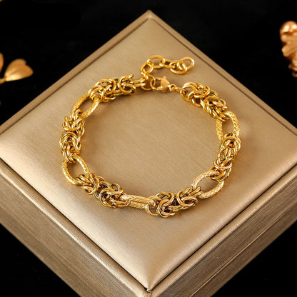 DANA Twisted 18K Gold Plated Bracelet