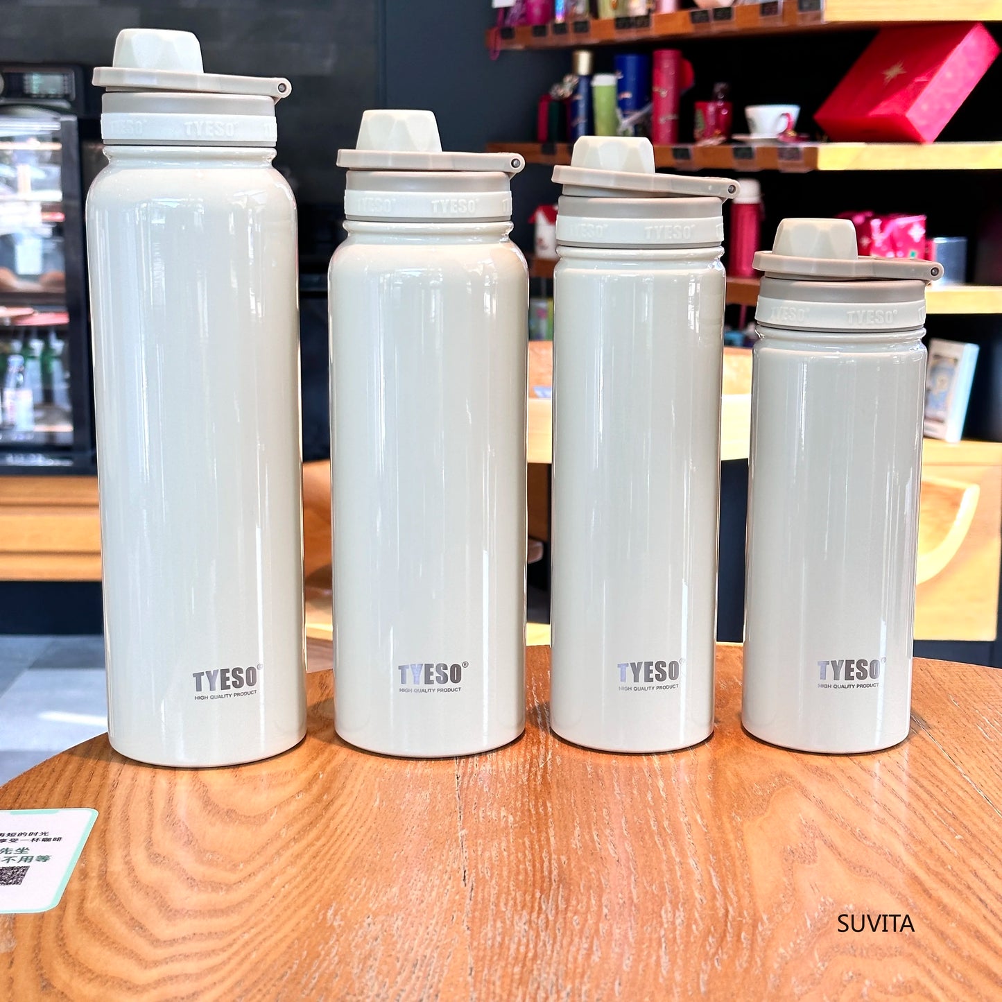 Tyeso Stainless Steel Thermos Water Bottle