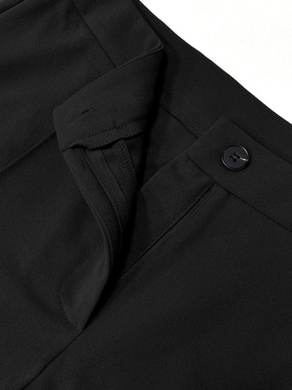 High Waist Straight Leg Pants