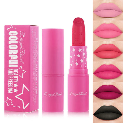 9 Colors Waterproof Rose Red Velvet Matte Lipstick