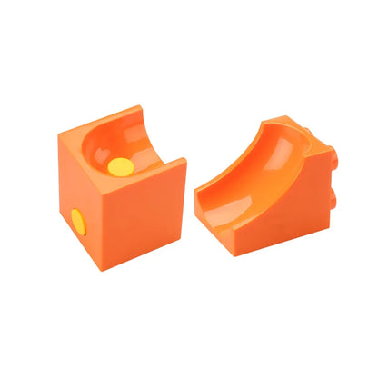 Big Building Blocks Marble Race Run Track Dinosaur Part Maze Toy