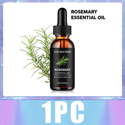 Rosemary Kit 4in1  Mask+Shampoo+Conditioner+Oil Helps Strengthen Weak Hair Care