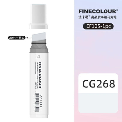 Finecolour 20mm Wide Markers Alcohol Line Sketching Art Markers Pen