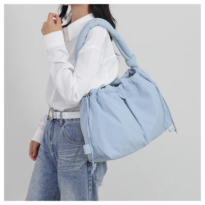 Down Padded Jacket Single Shoulder Tote Bag