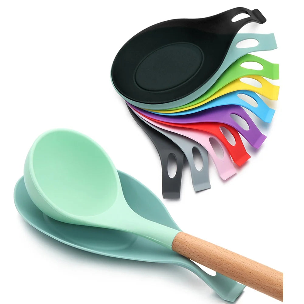 1PC Food Grade Silicone Spoon Mat Silicone