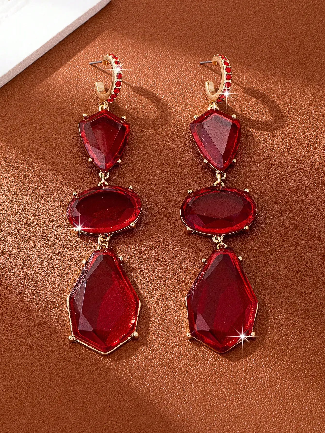 Light Luxury Exaggerated Irregular Earrings