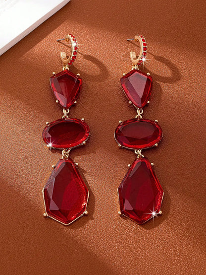 Light Luxury Exaggerated Irregular Earrings