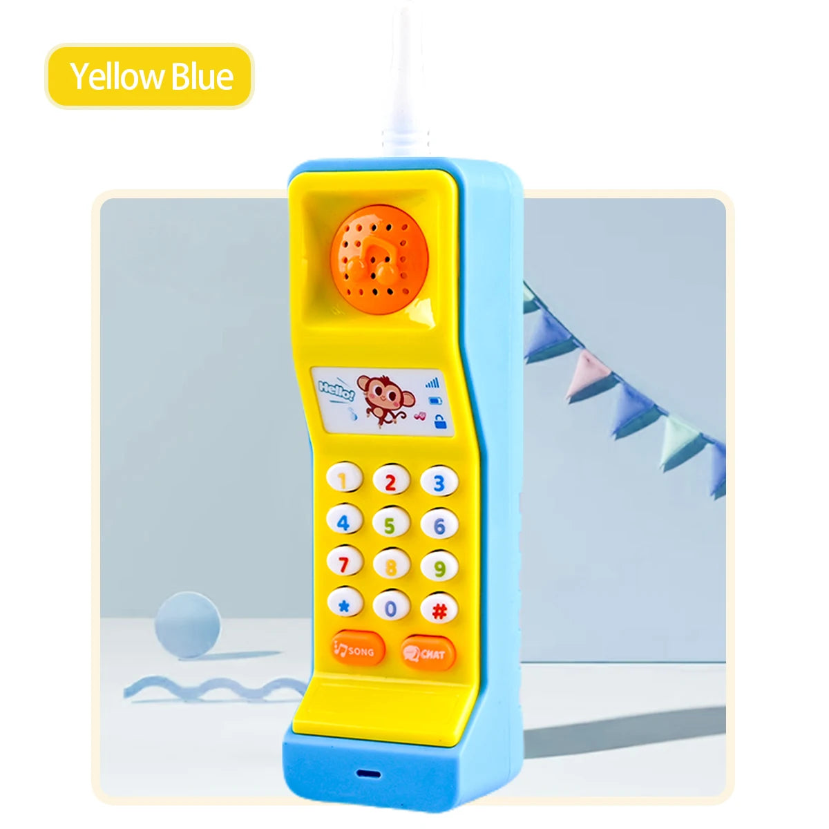 Mobile Phone Smart Phone Music Light Sound Pretend Play Baby Learning Smartphone Toy