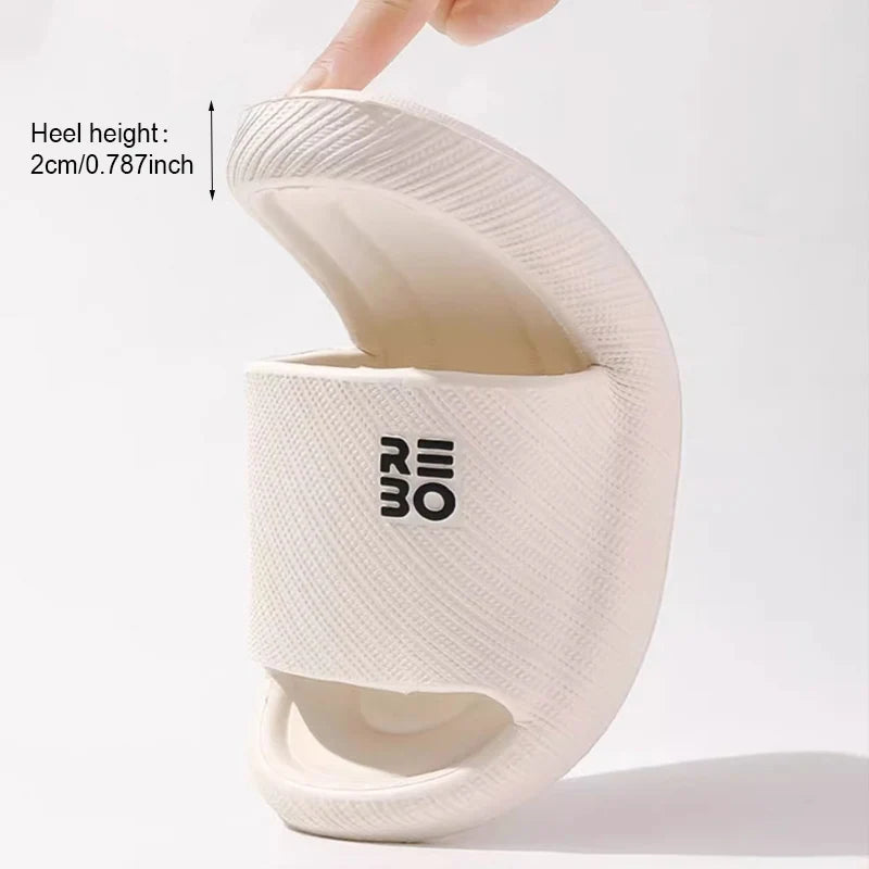 Flat Flip Flops Couples Bathroom Indoor Slippers