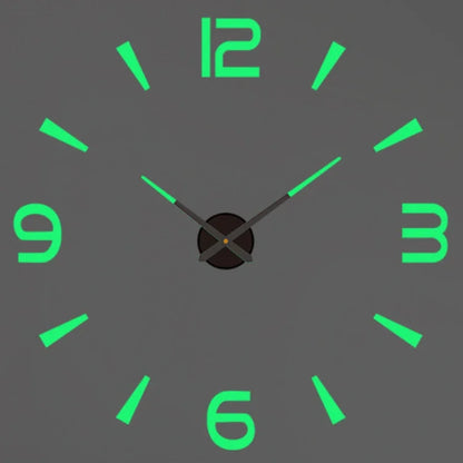 Large 3D Wall Clock Luminous Classic Wall Clocks