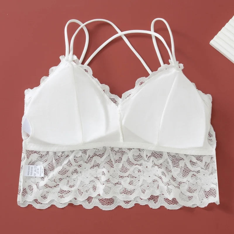 Lace Transparent Ultra-thin Bralette Lingerie Set