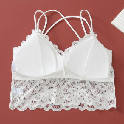 Lace Transparent Ultra-thin Bralette Lingerie Set
