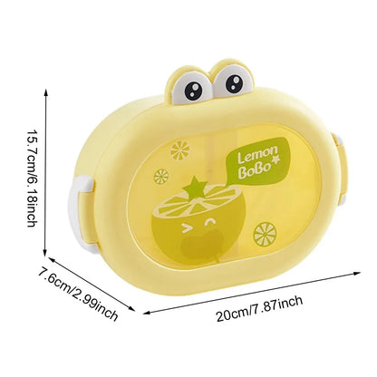 Cute Bear Lunch Box With Compartments Lunch Food Container