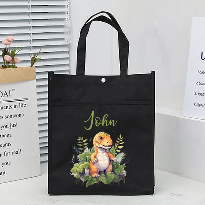 Kids Library Tote Bags Homeschool Cute Custom for Kids