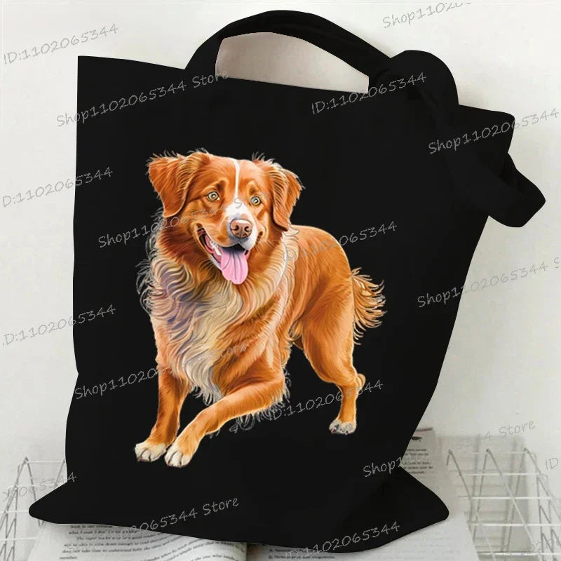 Animal Dog Series Canvas Tote Bag